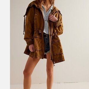 Free People Olive Green Jacket  XS